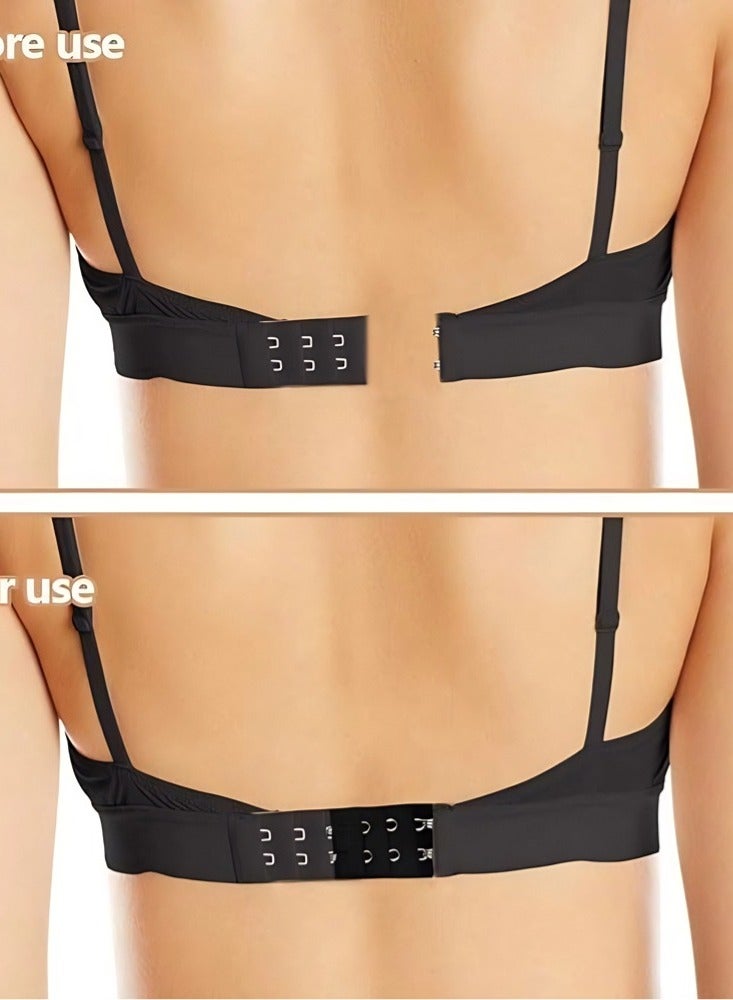 T NEWFUN 6PCS Bra Extenders for Women – 2 Hook & 3 Hook Extension Set in – Soft Stretchy Bra Strap Extenders for Pregnancy, Weight Change, Everyday Comfort - Image 4