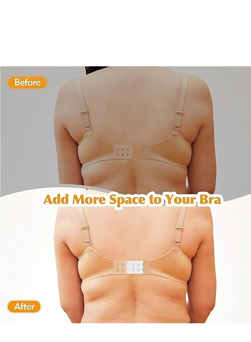 T NEWFUN 6PCS Bra Extenders for Women – 2 Hook & 3 Hook Extension Set in – Soft Stretchy Bra Strap Extenders for Pregnancy, Weight Change, Everyday Comfort - Image 5