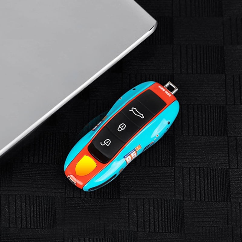 LIMBQS Porsche Car Key Protection Keychain - Old Blue - Image 4