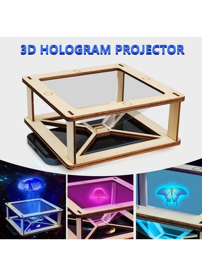 Poraxy 6 in 1 STEM Kits for Kids Age 8-10, Science Building Educational Experiment Projects 8-12, 3D Wooden Puzzles Crafts, Toys for Age 8-13, Gifts for Boys and Girls 6 7 8 9 10 11 12 13 Years Old - Image 2