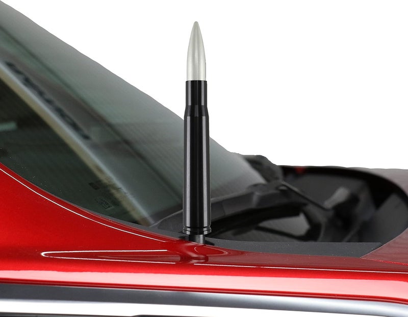 Votex 50 Caliber Black with Silver Bullet Aluminum Antenna - Image 1
