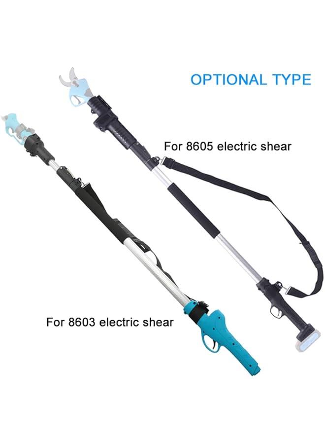 erorex High Carbon Steel Foldable Telescopic Rod Electric Pruning Shear Holder 1.5 1.9M High Branches Cutting Extension Bars - Image 5