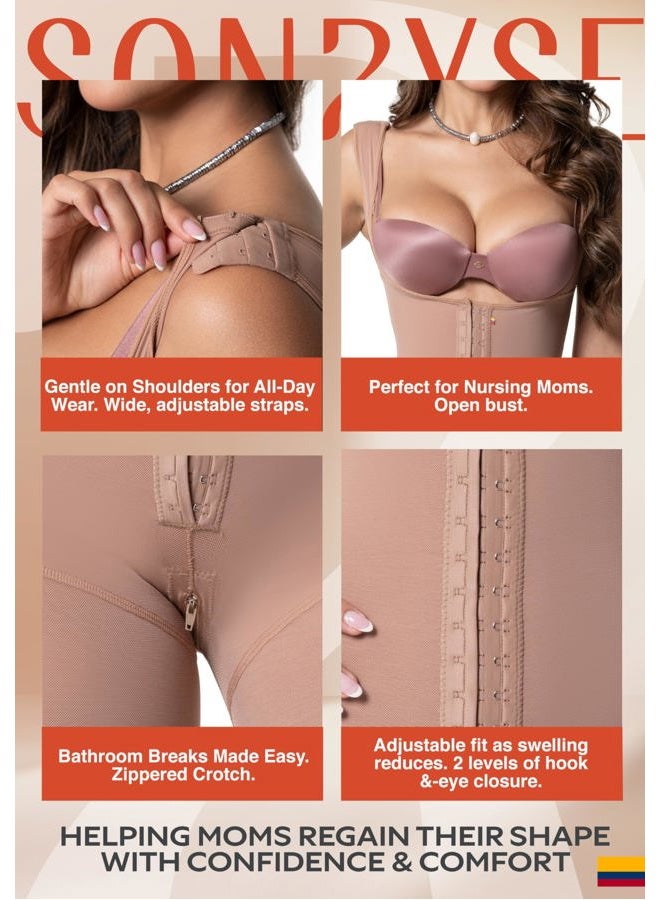 Sonryse Tummy Tuck Compression Garment for Women Fajas Colombianas Reductoras y Moldeadoras Stage 2 Faja - Image 3