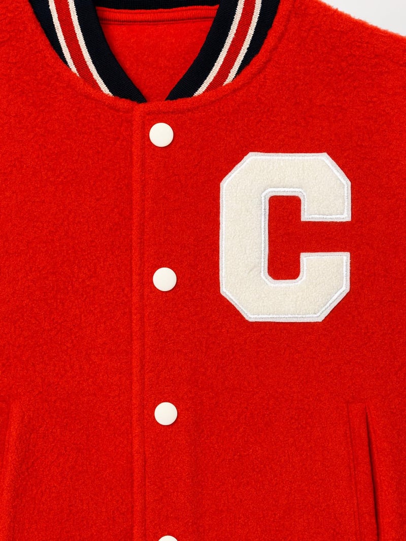 Nautinati Colourblocked Red and White Jacket for Boys(NNNBWW070053-7-8Y_7-8Y_Red & White) - Image 4