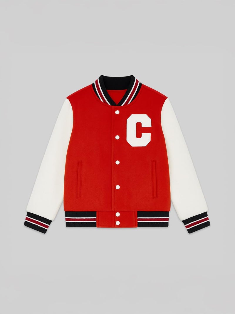 Nautinati Colourblocked Red and White Jacket for Boys(NNNBWW070053-7-8Y_7-8Y_Red & White) - Image 2