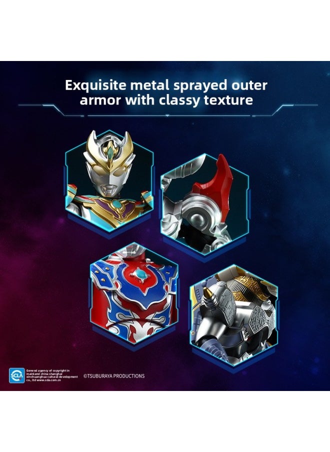 null - Enlightenment Wonderful Building Blocks Brilliant Ultraman De Kejie De Tega Monster Assembly Model Boy Assembled Toy-Color:Enlightenment K75066 Ultraman Dekai - Image 1