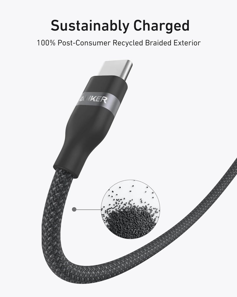 Anker USB C to USB C Cable (240W, 3ft) - Fast Charging Cable for iPhone 15 Series, MacBook Pro, iPad Pro, and More - Image 3
