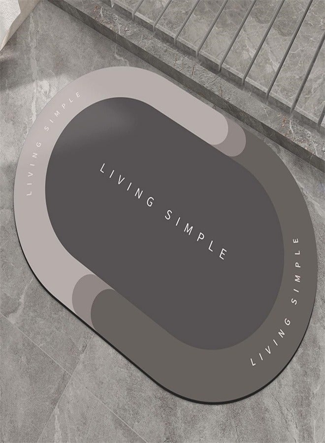 عربست سجادة حمام مضادة للانزلاق: الجزء الخلفي من سجادة الحمام المضادة للانزلاق مصنوع من المطاط الطبيعي، الذي يتمتع بقبضة فائقة الثبات على أرضيات البلاط ويحل مشكلة انزلاق معظم الحصائر. - Image 1