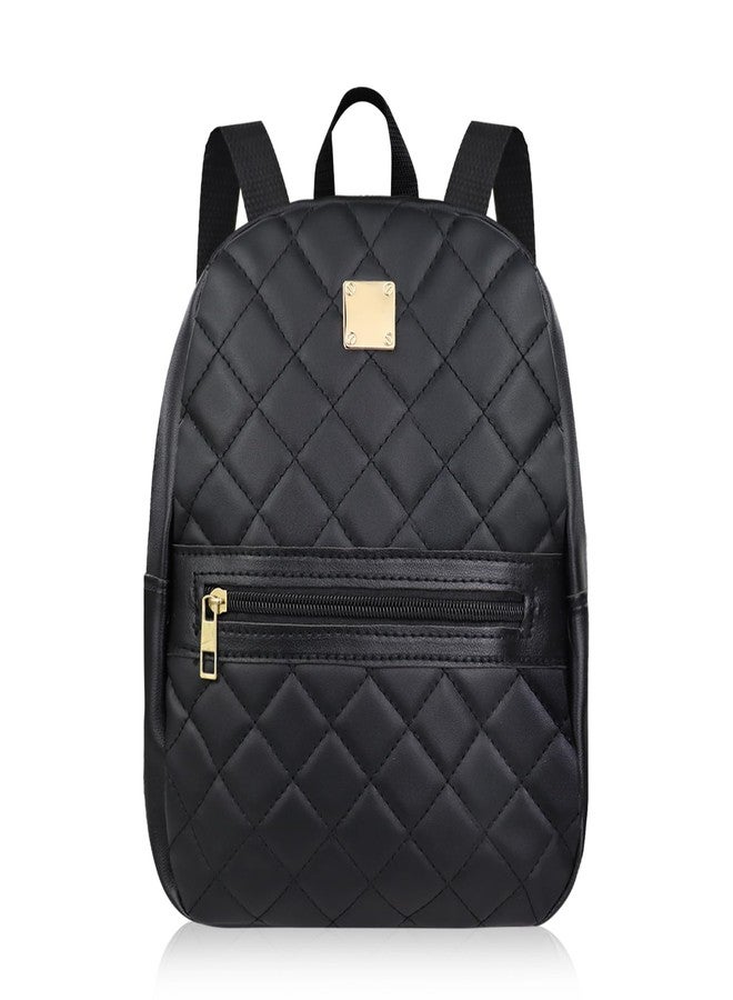 WisePoint Womens Backpack Purse, PU Leather Small Backpack Purse for Women and Girls, Stylish Casual Daypacks for Dating (black) - Image 1