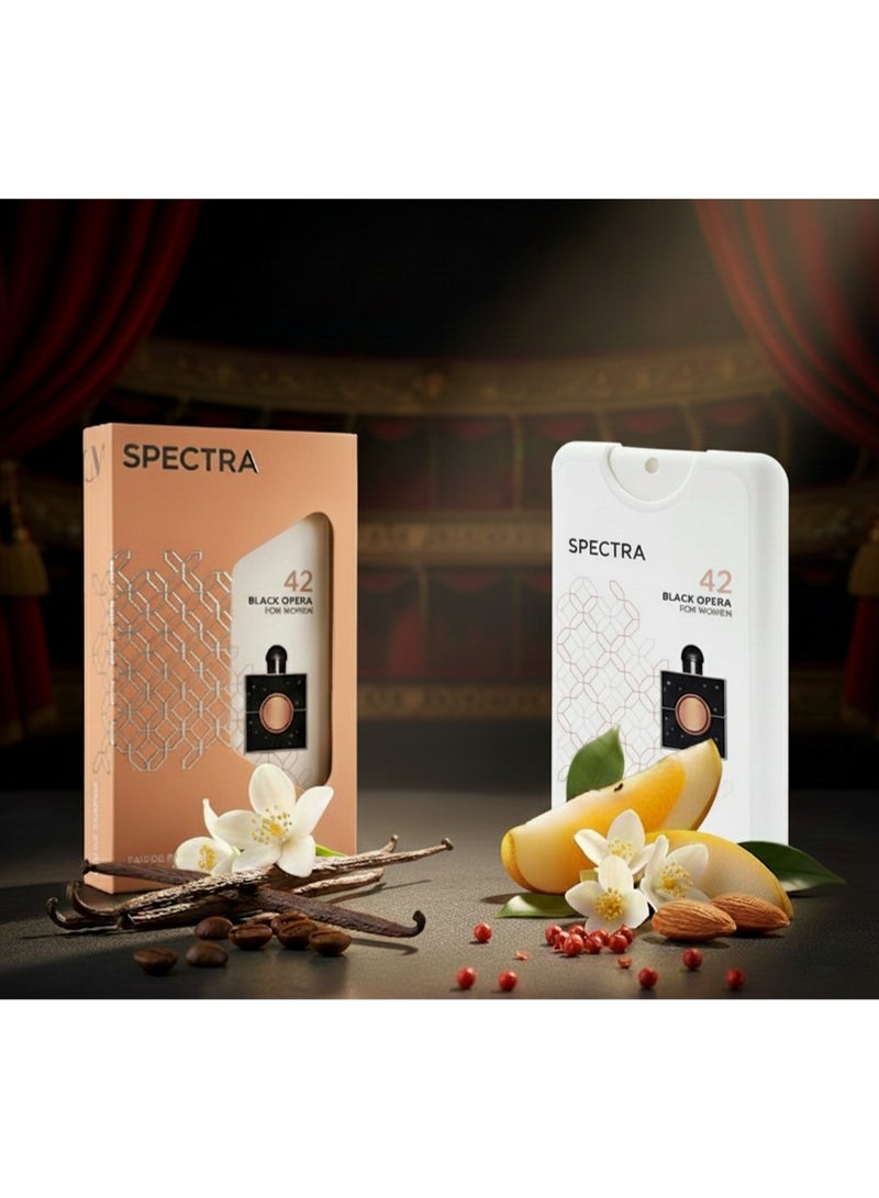 Spectra Pocket 042 Black Opera Eau De Parfum For Women - 18ml - Image 4