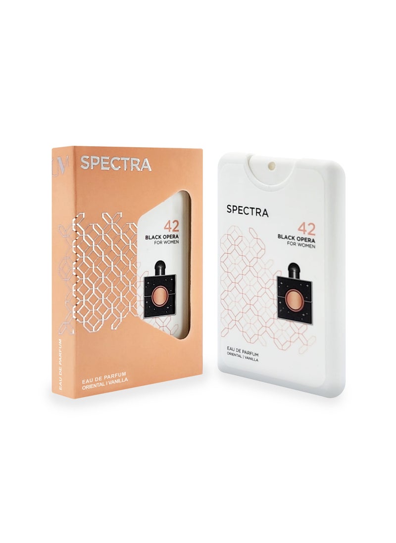 Spectra Pocket 042 Black Opera Eau De Parfum For Women - 18ml  - Image 1