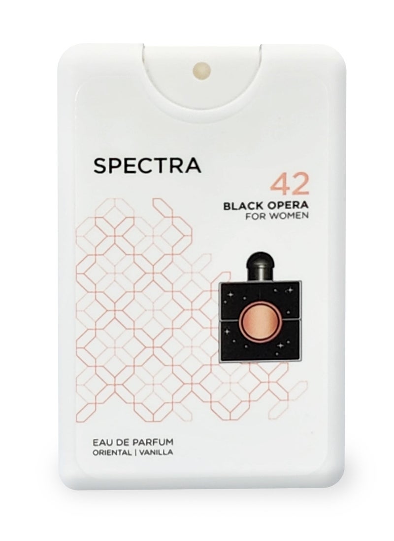 Spectra Pocket 042 Black Opera Eau De Parfum For Women - 18ml  - Image 2