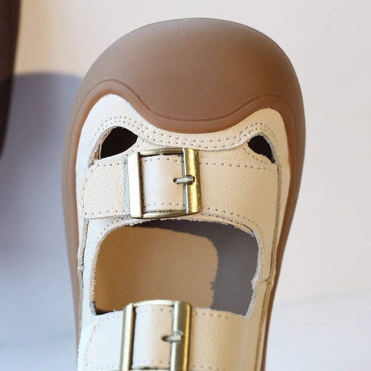 Children'S Sandals 2025 Summer Korean Style Boys' Soft Sole Toe Shoes Girls' Beach Shoes Anti-Kick Leather Shoes Boys - Image 5