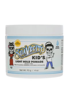 SUAVECITO Suavecito Kid's Pomade Calming Chamomile Scent Light Hold 4 oz. - Water Based Flake Free Hair Gel - Dermatologist-Tested, Hypoallergenic Formula - Free of Sulfates, Parabens, and Phthalates  - Image 1