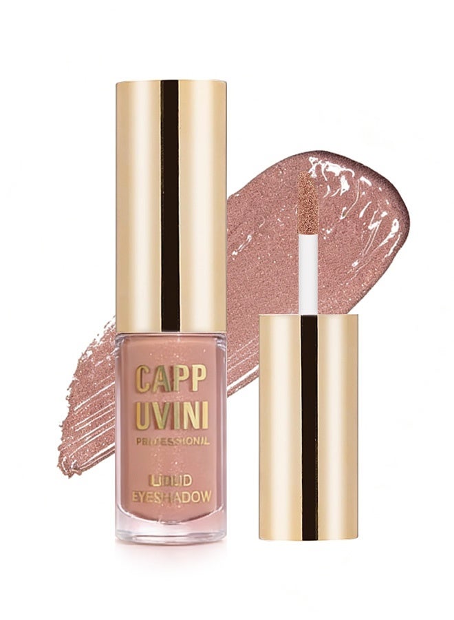 Cappuvini Temperament Fog Eye Shadow Liquid,Liquid Matte Eyeshadow, Long Lasting Waterproof Liquid Eye Shadow, Velvet Matte Cream Eyeshadow, Neutral Nude Eye Shadow Makeup #01 - Image 1