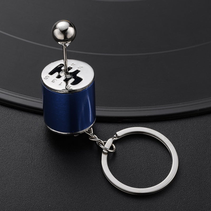 Metal Gear Shift Keychain Accessory with Manual Transmission Design - Image 3