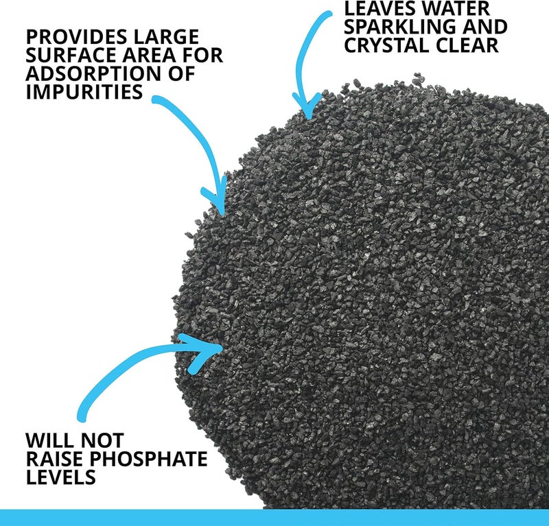 Fluval Carbon Premium Bituminous Carbon - 3 x 100g Nylon Bags for Aquarium Filtration - Image 3