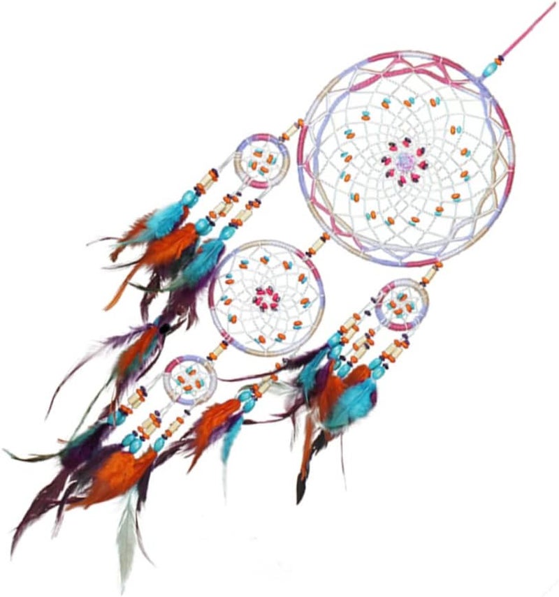 klarako 2pcs Hanging Exquisite Props Photo Chic Colorful Home Adornment Ornament Charming for Dreamcatcher Decor Room Living - Image 5