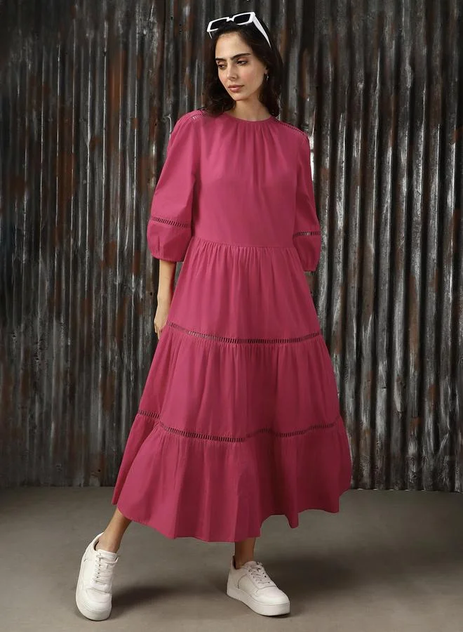 هاي ستار فستان قطني متعدد الطبقات