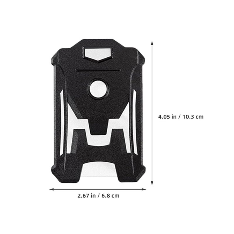 Vertical ID Badge Holder Set With Retractable Clip Black 4 Pack For Office School - Image 3