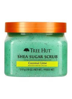 Tree Hut TREE HUT SHEA SUGAR SCRUB COCONUT LIME 18OZ  - Image 1
