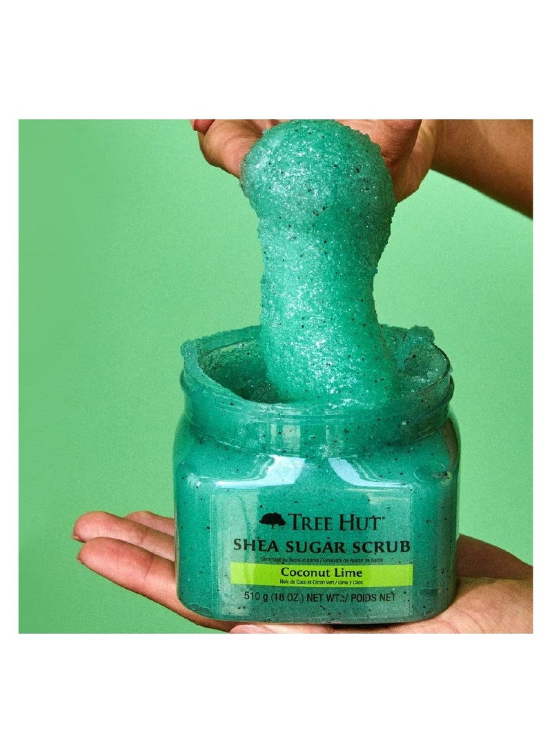 TREE HUT SHEA SUGAR SCRUB COCONUT LIME 18OZ - Image 2