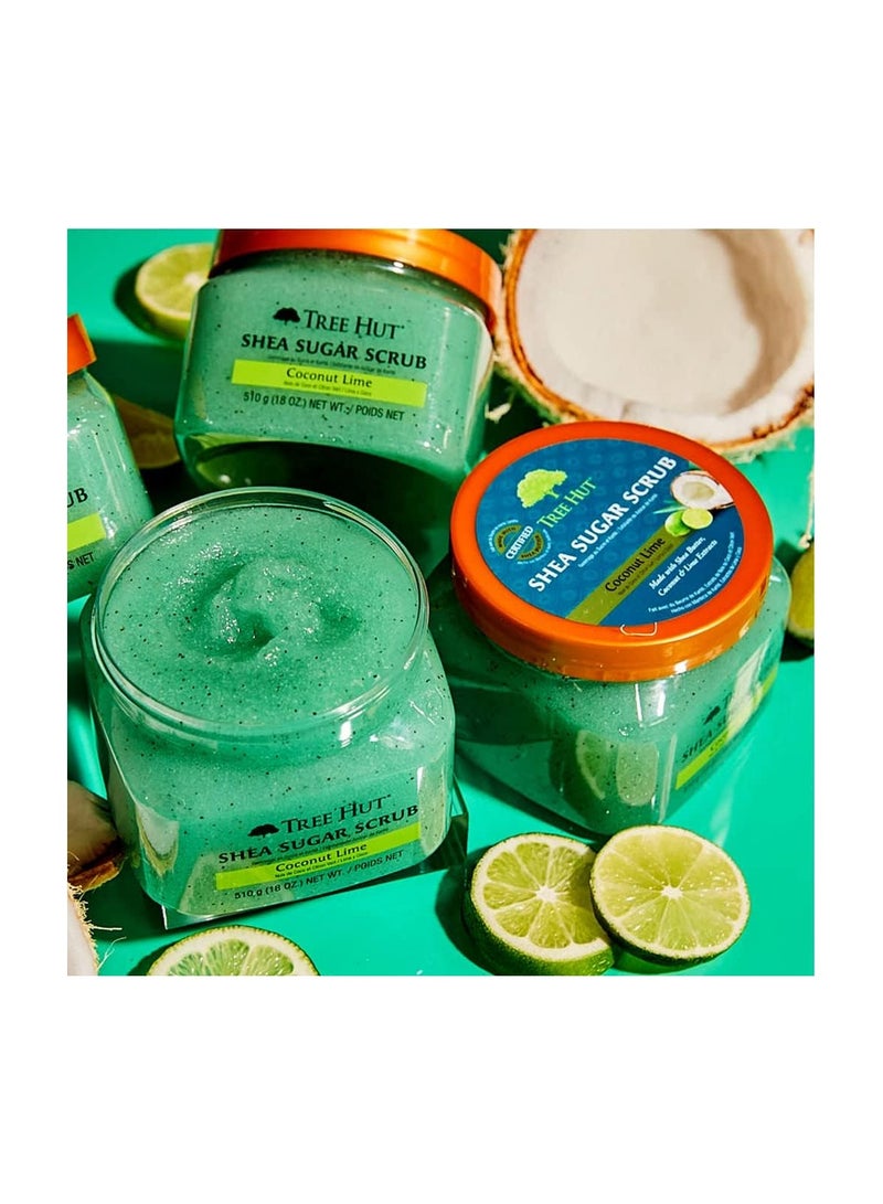 TREE HUT SHEA SUGAR SCRUB COCONUT LIME 18OZ - Image 3
