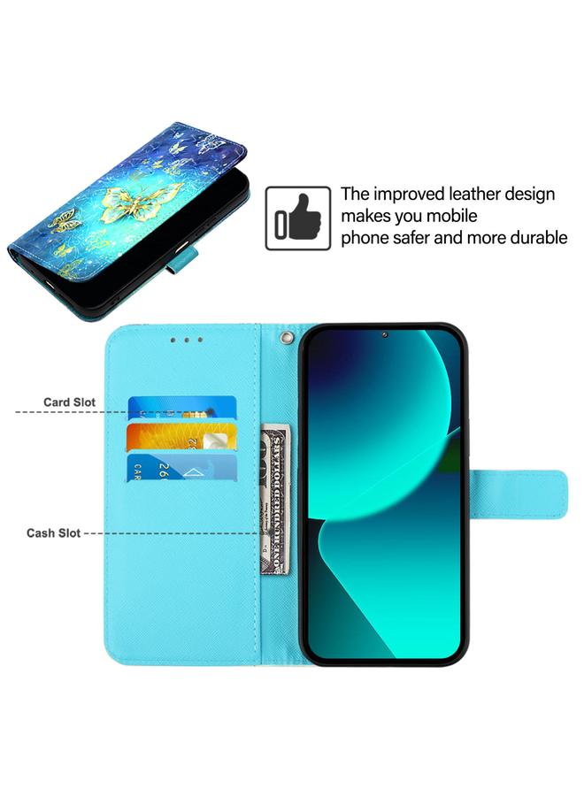 Green Tiger Case For Google Pixel 9 / 9 Pro 3D Painting Horizontal Flip Leather Phone Case - Image 4