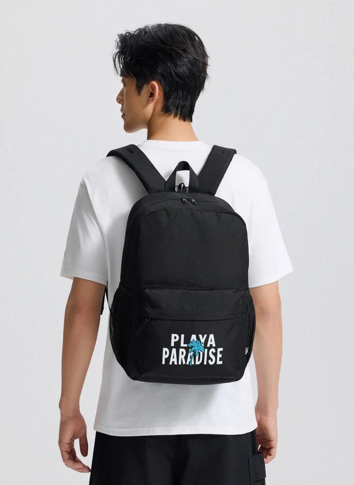 ANTA ANTA Unisex Backpack Black-LIFESTYLE