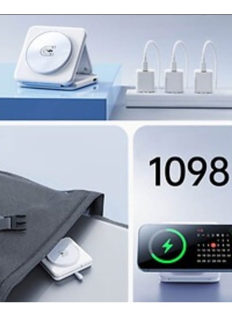 ريماكس حامل ريماكس RP-W87 4 في 1/شاحن لاسلكي مغناطيسي/مصباح ليلي - Image 4