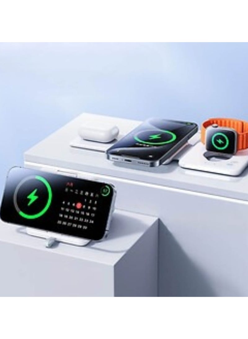 ريماكس حامل ريماكس RP-W87 4 في 1/شاحن لاسلكي مغناطيسي/مصباح ليلي - Image 5