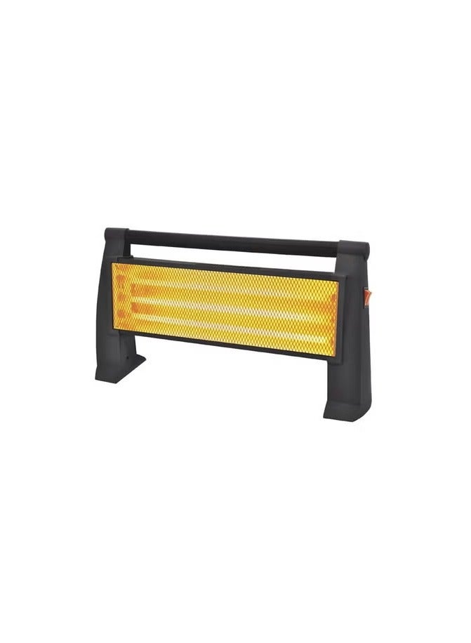 ELUX 3 Candle Heater with Safety Switch With two switches to control the desired temperature, this heater provides the right temperature instantly and is great for any area of ​​the house. Easy to use, has two heating fins and a halogen handle for easy grip. Black color  - Image 1