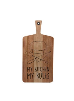 High Quality Acacia Wood Cutting Board Brown 1.5 x 20 x 40 cm CB31640A
