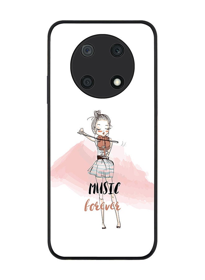 Stylizedd Rugged Black edge case for Huawei nova Y90 Slim fit Soft Case Flexible Rubber Edges Anti Drop TPU Gel Thin Cover - Music Forever - Image 1