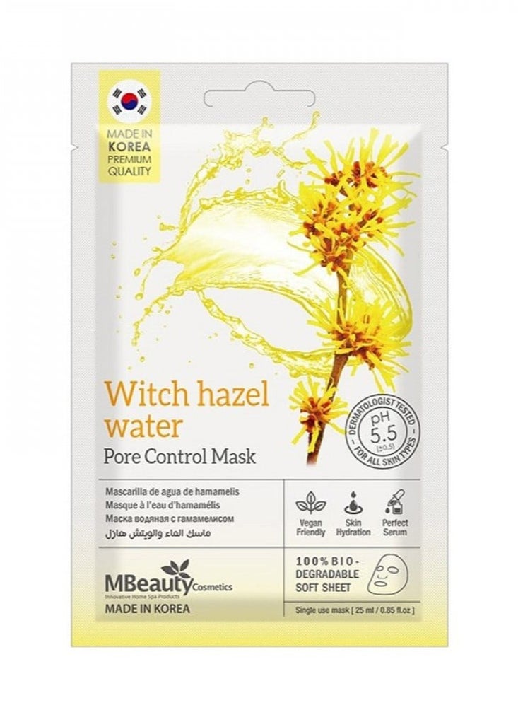 M Beauty - Witch Hazel Water Pore Control Mask - Image 1