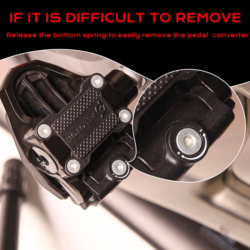 BUCKLOS Look Delta Pedal Converter for Peloton Bike & Peloton Bike+ - Pedal Platform for Regular Shoes&Sneakers- Peloton Replacemnt Pedals Adapter,Exercise Bike Accessories for Friends, Family, Kids - Image 3