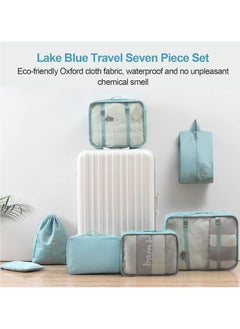 Arabest Travel Organizer Bag - Set of 7 Reusable Portable Travel Bags for Luggage Organizer Bags, Storage Bags, Compression Bags, Travel Bags with Zippers  - Image 4