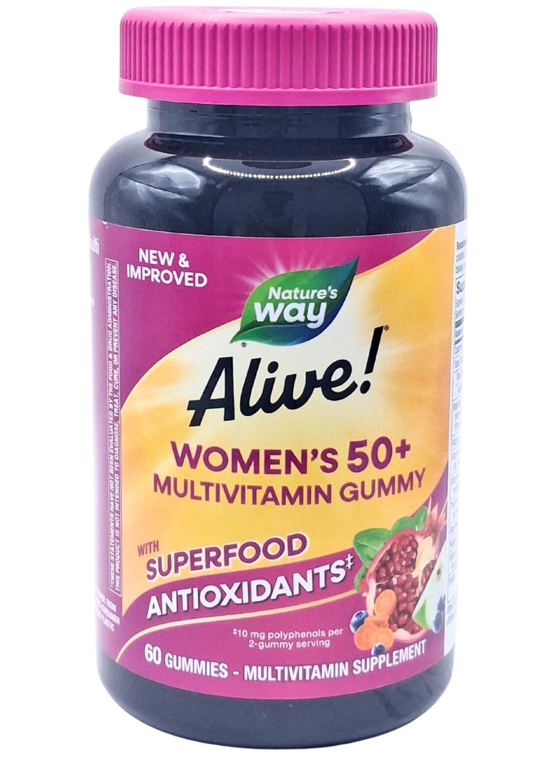 Alive Womens 50+ Mv Gummy 60S