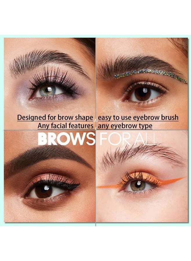 VEZE 2023 New Amazing Multifunctional Eyebrow Brush - Realistic Eyebrow Brush, Multi Purpose Square Eyebrow Makeup Brush, for Drawing Brows Similar to 3D Natural Real Hair (1 Set) (2Pcs) - Image 3