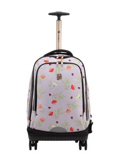 Wires 3 Piece Kids School Trolley Bag laptop compartment 4 Wheels With Lunch bag & Pencil Case  - Image 4