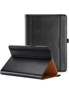 Universal Case For 9 10 Inch Tablet Stand Folio Universal Tablet Case Protective Cover For 9 Inch 10.1 Inch Touchscreen Tablet With Adjustable Fixing Band And Multiple Viewing Angles Black