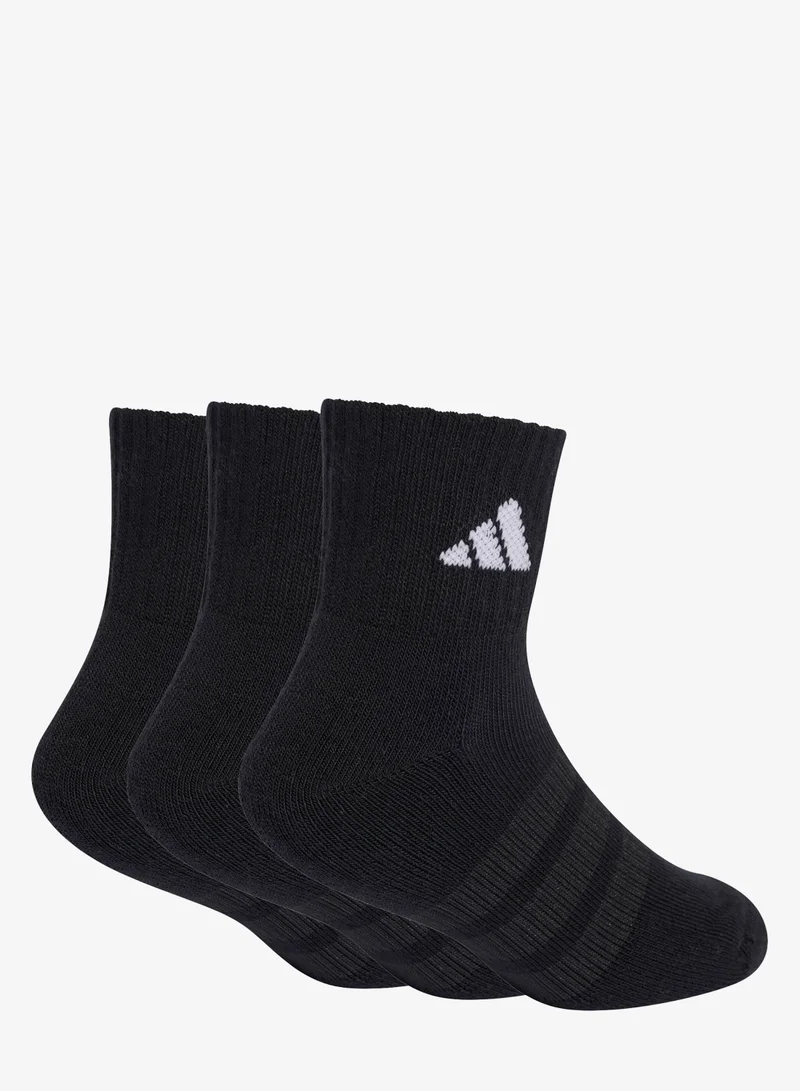 اديداس جوارب CUSHIONED SPORTSWEAR ANKLE 3 PAIR PACK