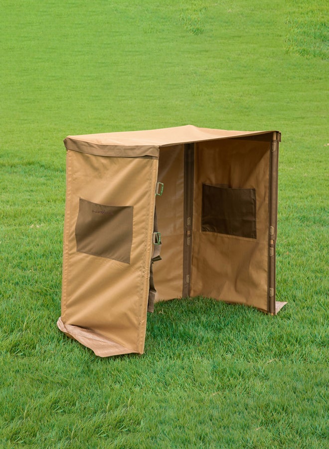 AL SANIDI Kitchen windbreak trips, Camping Curtain, Kaki  - Image 1