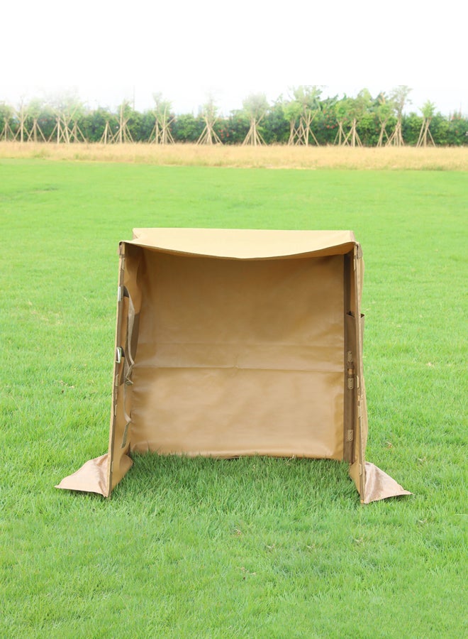 AL SANIDI Kitchen windbreak trips, Camping Curtain, Kaki  - Image 3