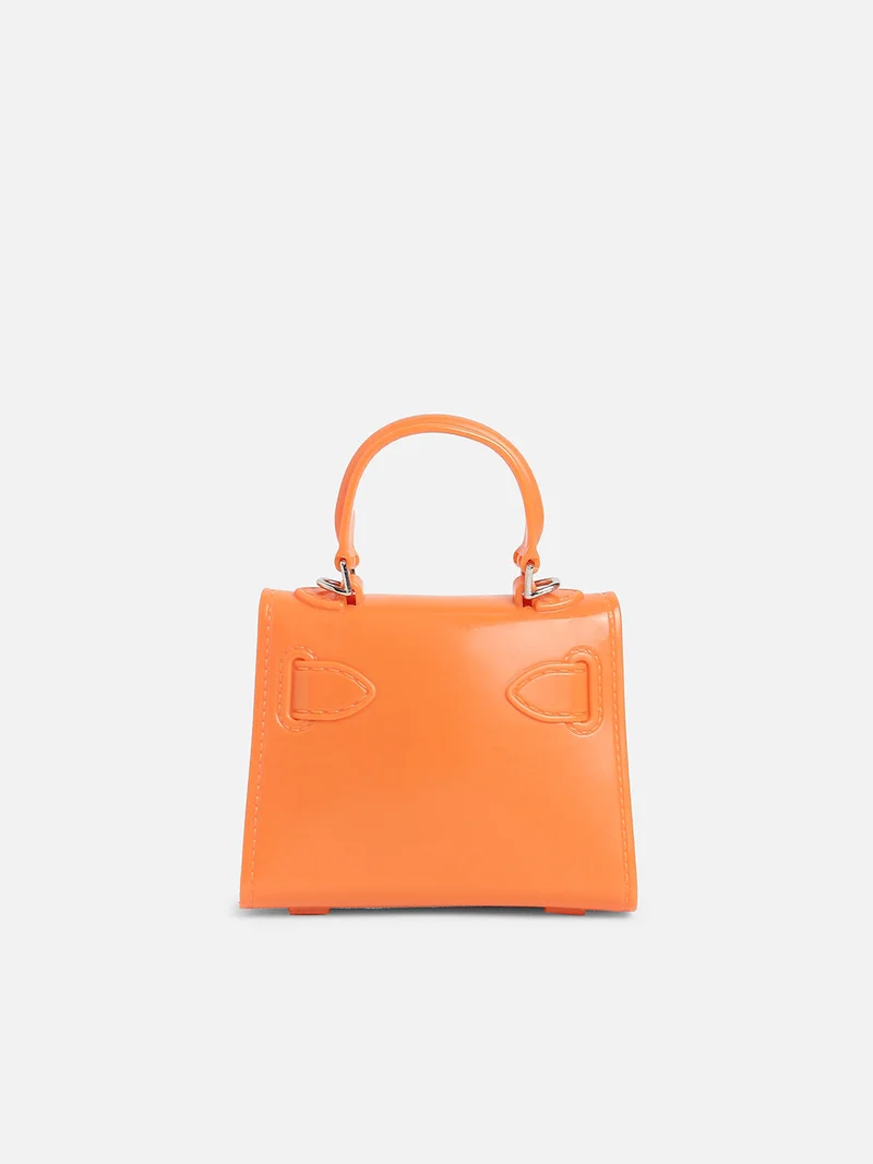 Haute Sauce Orange Solid Acrylic Mini Bag