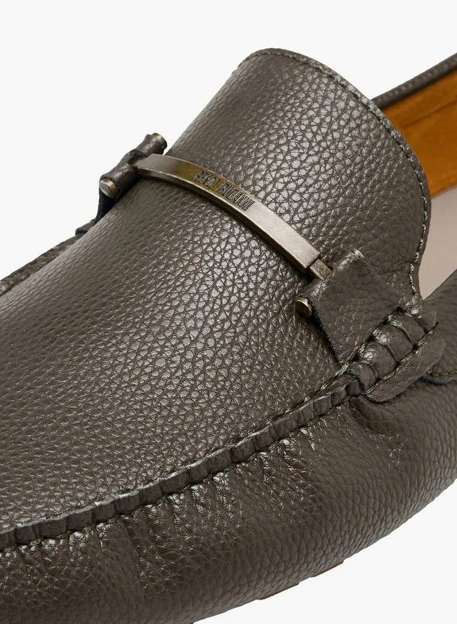 Renzo Ruganni KHAKI Men Textured Loafers for Men | Best Price UAE
