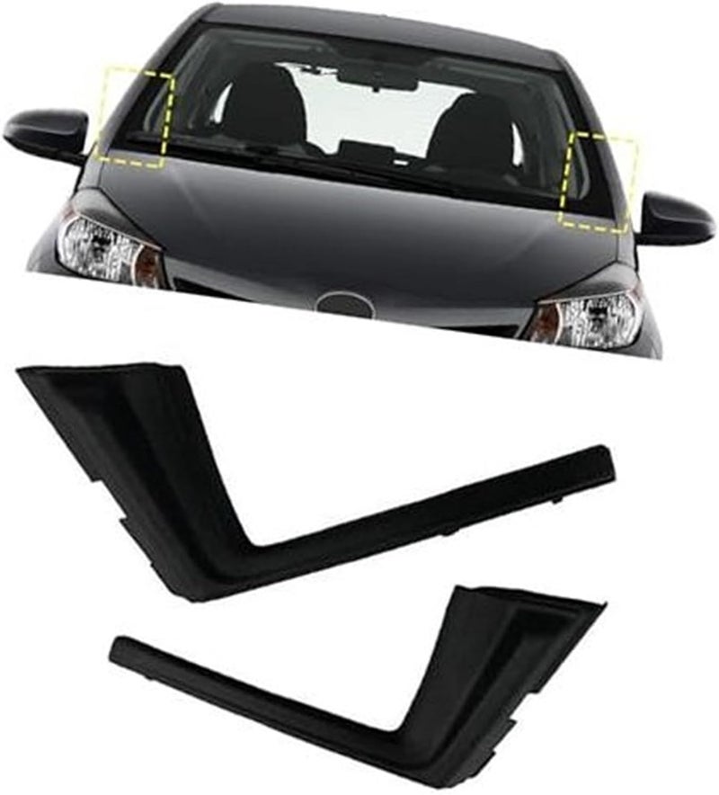 Wivplex Front Windshield Wiper Side Cowl Extension for Toyota Yaris - Image 2