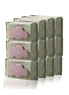 Babycare Babycare - Baby Wipes, Gentle Cleansing Wipes, Pack of 12 (80 pcs each), BPA-Free, Non-Toxic, Hypoallergenic, Soft and Thick, Moisturizing Formula, Alcohol-Free, Fragrance-Free, Safe for Newborns, Dermatologist-Tested, Easy to Pull, Resealable Pack, Ideal for Diaper Changes, Travel-Friendly  - Image 1