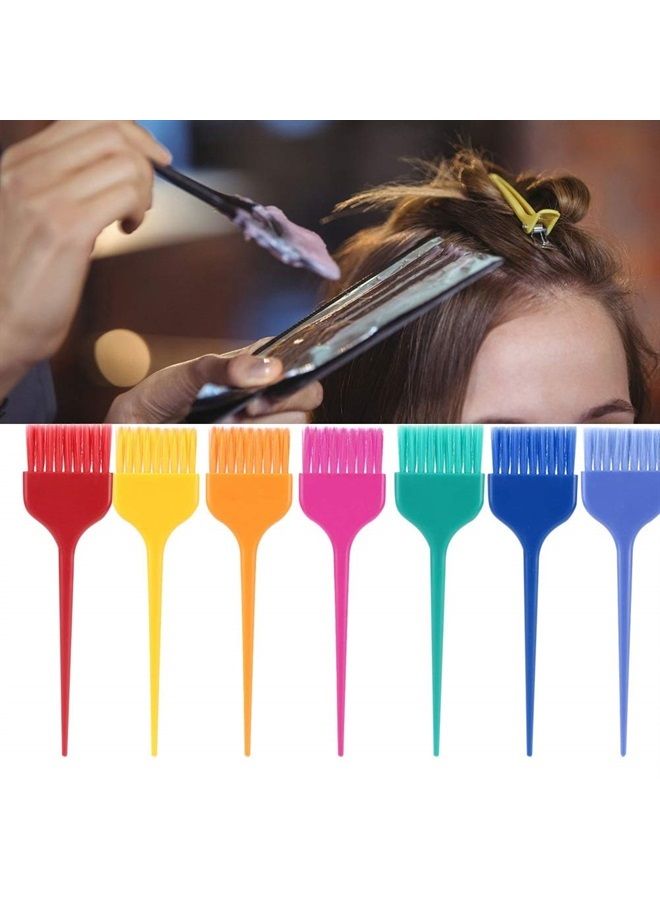 Zetiling Hair Dye Brush Set, 7Pcs XL Size Professional Hairdressing Tinting Brush Color Applicator Hair Coloring Brush Hairdressing Brush Hair Coloring Tool Kit for Salon Barber Hair Coloring - Image 2