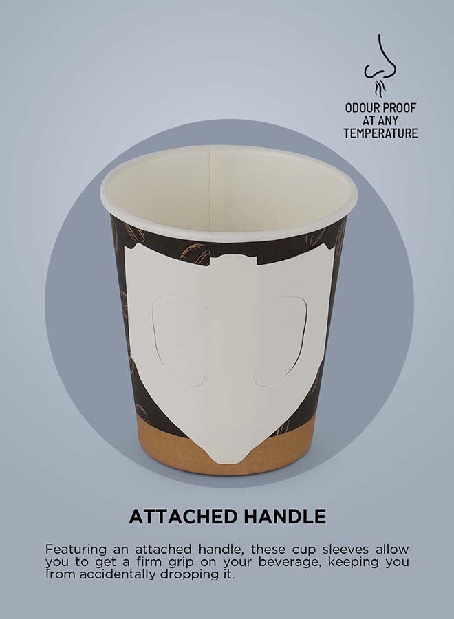 packwell كوب ورقي باكويل مع مقبض 7 أونصات، 50 قطعة في العبوة - Image 3